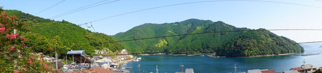 Fisherman's village, Traditional Japanese town of Sugari-cho, in Mie, Japan - 三重県 尾鷲市 須賀利町の街並み	