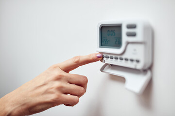 Central heating digital programmer for average domestic house in Europe and more.