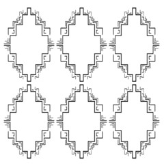 Luxury Design Ornaments Aztecs Geometric Pattern, Texture, Background