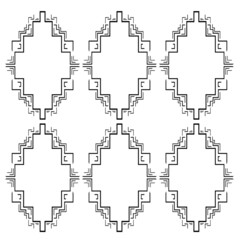 Luxury Design Ornaments Aztecs Geometric Pattern, Texture, Background