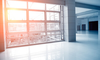 empty corridor in the modern office building.