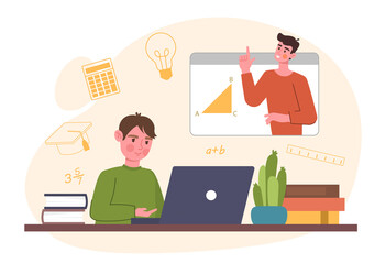 Concept of online lessons