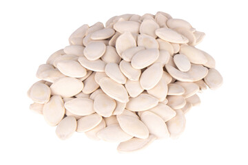 pumpkin seeds isolated on white background