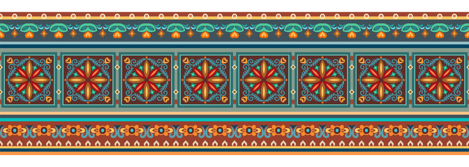 Vector abstract decorative ethnic ornamental illustration