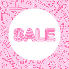 Sale Shop Decorative cosmetics Makeup Beauty Neon