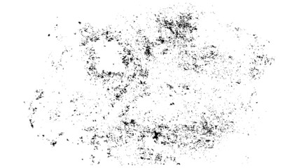 The abstract texture on white background, dirt overlay, or screen effect is used for grunge background vintage style. Black grunge texture background. 
