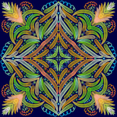 seamless pattern with flowers