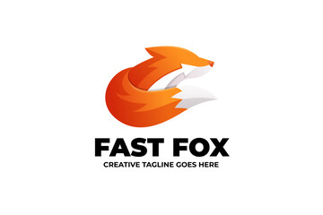 Fast Fox Courier Delivery Service Logo