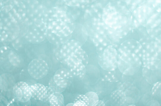 Blurred background with round bokeh. Bright bokeh in pattern. Bright ligts. Abstract blurred background. Walpeper