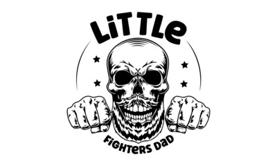 Father's day hand lettering message,  Good for textile print, poster, greeting card, and gifts design