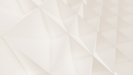 Fototapeta premium Abstract white background geometric pattern in design 3d render