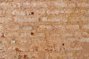  wall of executions by firing squad with bullet marks, used in spanish civil war