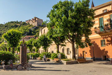 the main square of FInalborgo