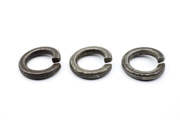 Three lock washers for screw tightening and binding