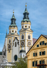 Fototapeta na wymiar old town of Brixen in italy