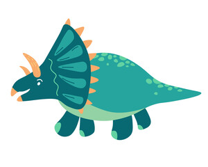 Illustration of adorable dinosaur. Illustration of cute dinosaur for kids