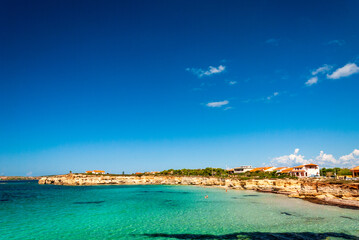 Sardegna, spiaggia di S'Anea Scoada, in provincia di Oristano, Italia, Europa 