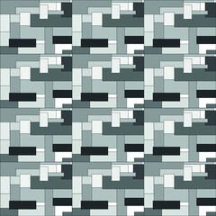 Camouflage made of gray rectangles. Print for clothes, bed linen.