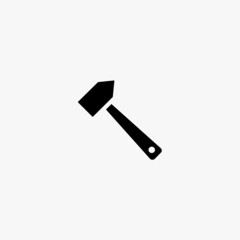 hammer icon. hammer vector icon on white background