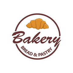 BAKERY LOGO DESIGN, TEMPLATE, BREAD, PASTRY, CROISSANT