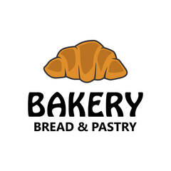 BAKERY LOGO DESIGN, TEMPLATE BREAD, PASTRY, CROISSANT