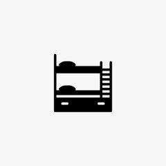 Fototapeta premium bunk icon. bunk vector icon on white background