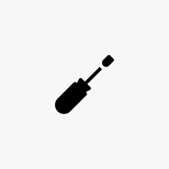 screwdriver icon. screwdriver vector icon on white background