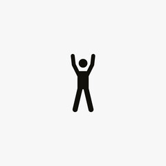 Obraz premium exercise icon. exercise vector icon on white background