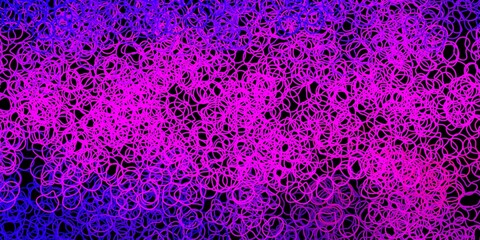 Dark yellow vector template with abstract forms.