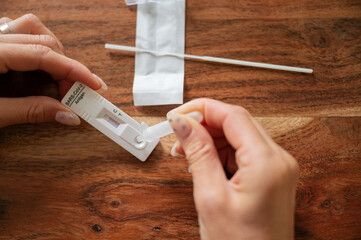 Covid19 home self test conceptual image