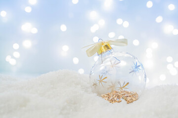 White christmas with snow