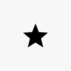 star icon. star vector icon on white background