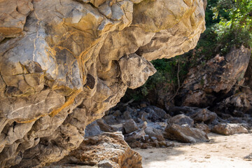 Stones in the beach coast