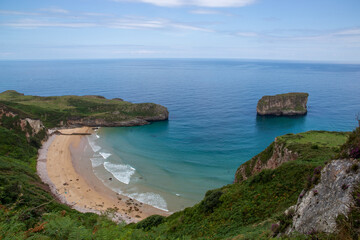 Obraz premium Wild beach of northern Spain
