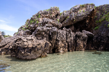 Wild beach of northern Spain