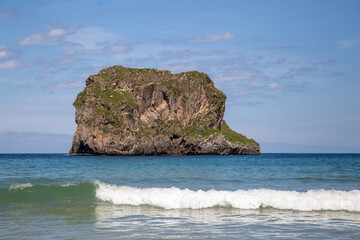 Wild beach of northern Spain