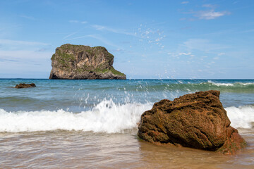 Wild beach of northern Spain