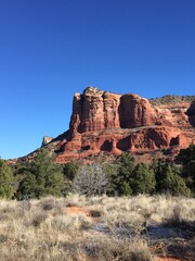 Red red mountains in Arizona, USA