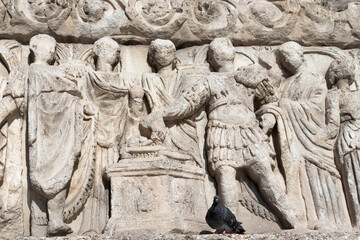 Naklejka premium Arch of Galerius in the center of city of Thessaloniki, Greece