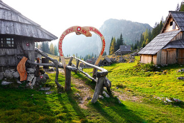 Alpine landscape in Triglav National Park - SEven Lakes Valley, Slovenja, Europe