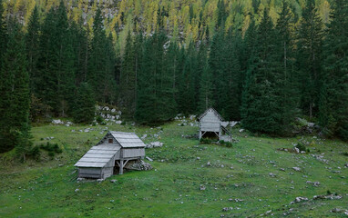 Alpine landscape in Triglav National Park - Seven Lakes Valley, Slovenja, Europe 