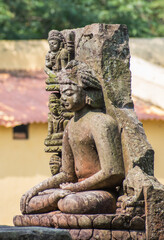 Obraz premium A beautiful buddha statue in odisha