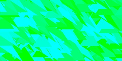 Light green vector backdrop with triangles, lines.
