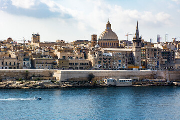 Fototapeta na wymiar Valletta Close Shot