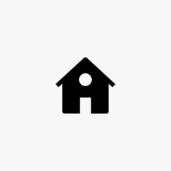 Obraz na płótnie Canvas home icon. home vector icon on white background