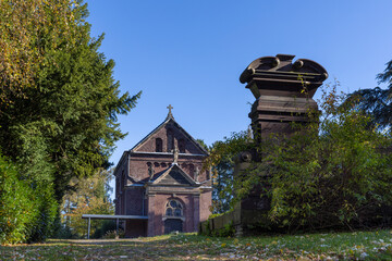 Historical chapel chapel in West German city Aachen
