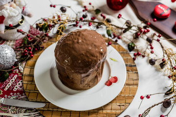 Christmas Delicious Sweet Cookie Cake Xmas Tree Panetone Bread Santa Claus Caramel Macaron Chocolate Theme
