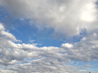 Obraz premium blue sky with clouds