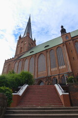 the basilica of the Szczecin-Kamień Archdiocese, view from Wyszyński Street.

