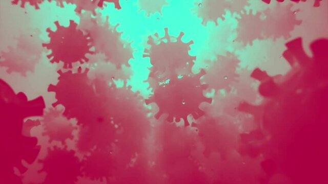 Corona Viren in Blutbahn - Thema Impfdurchbruch, Impfung, Booster Impfung oder Immunit&auml;t